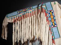 Apsáalooke Beaded Hide Shirt