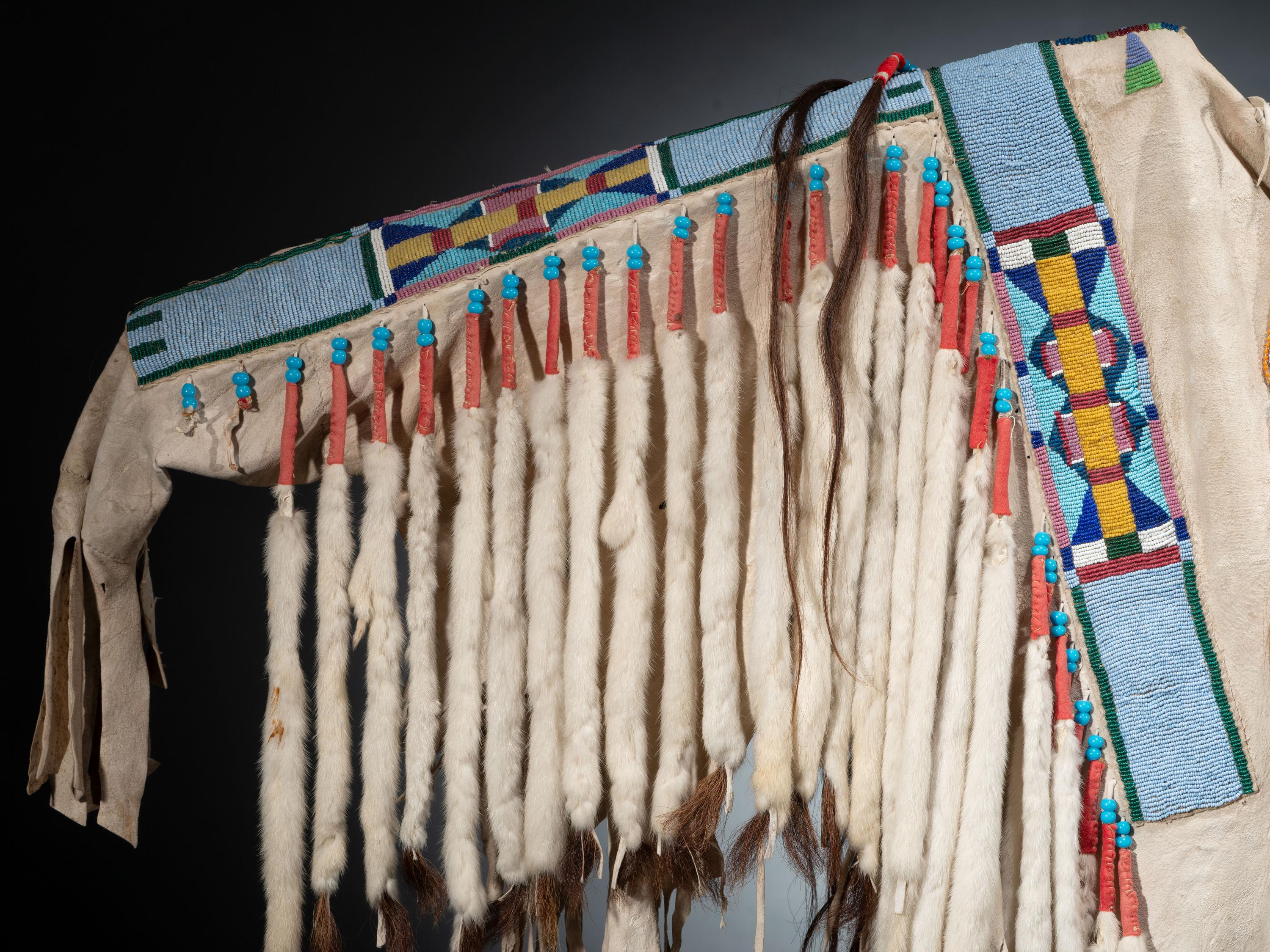 Apsáalooke Beaded Hide Shirt