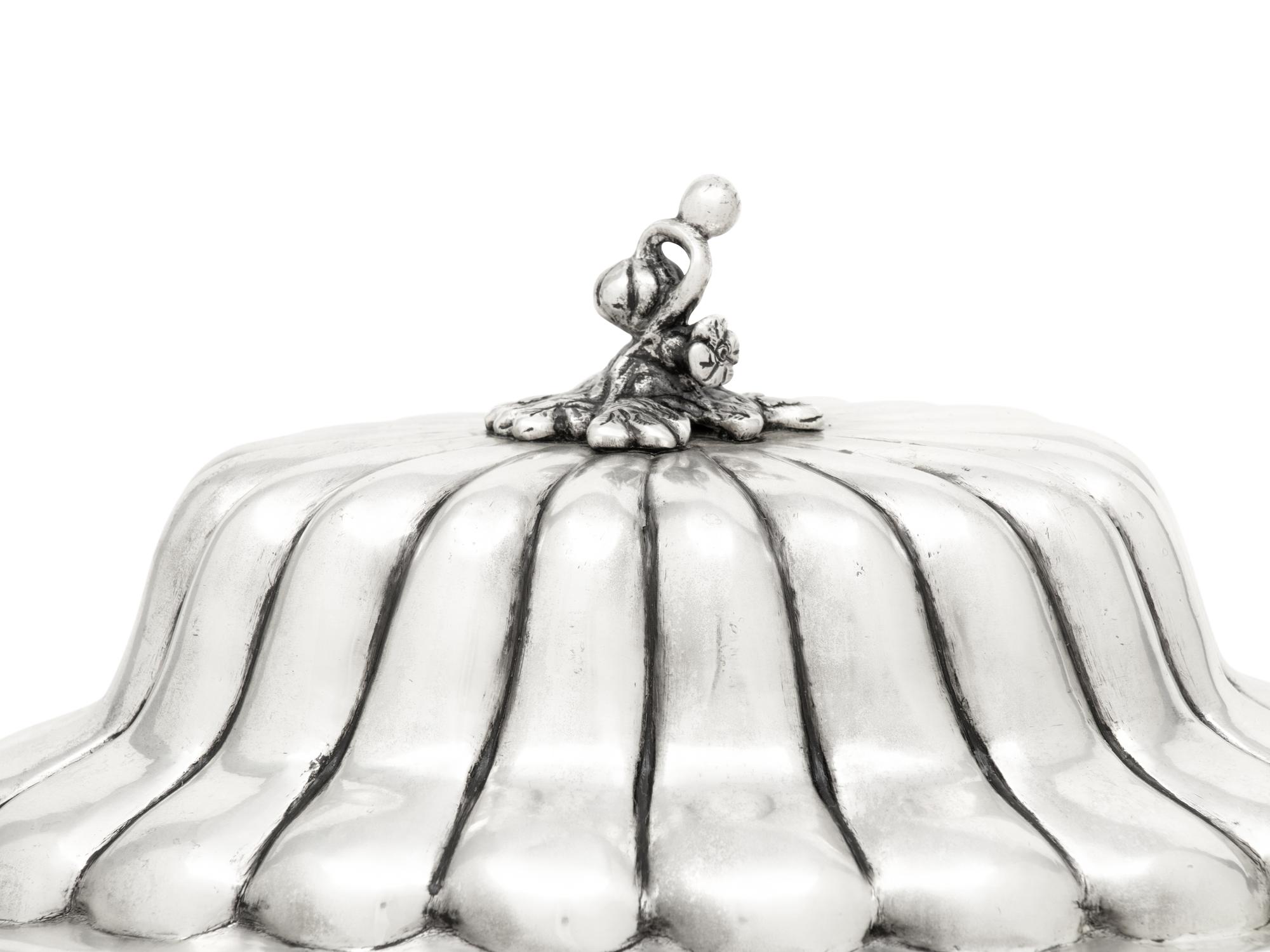 A Peruvian Silver Tureen