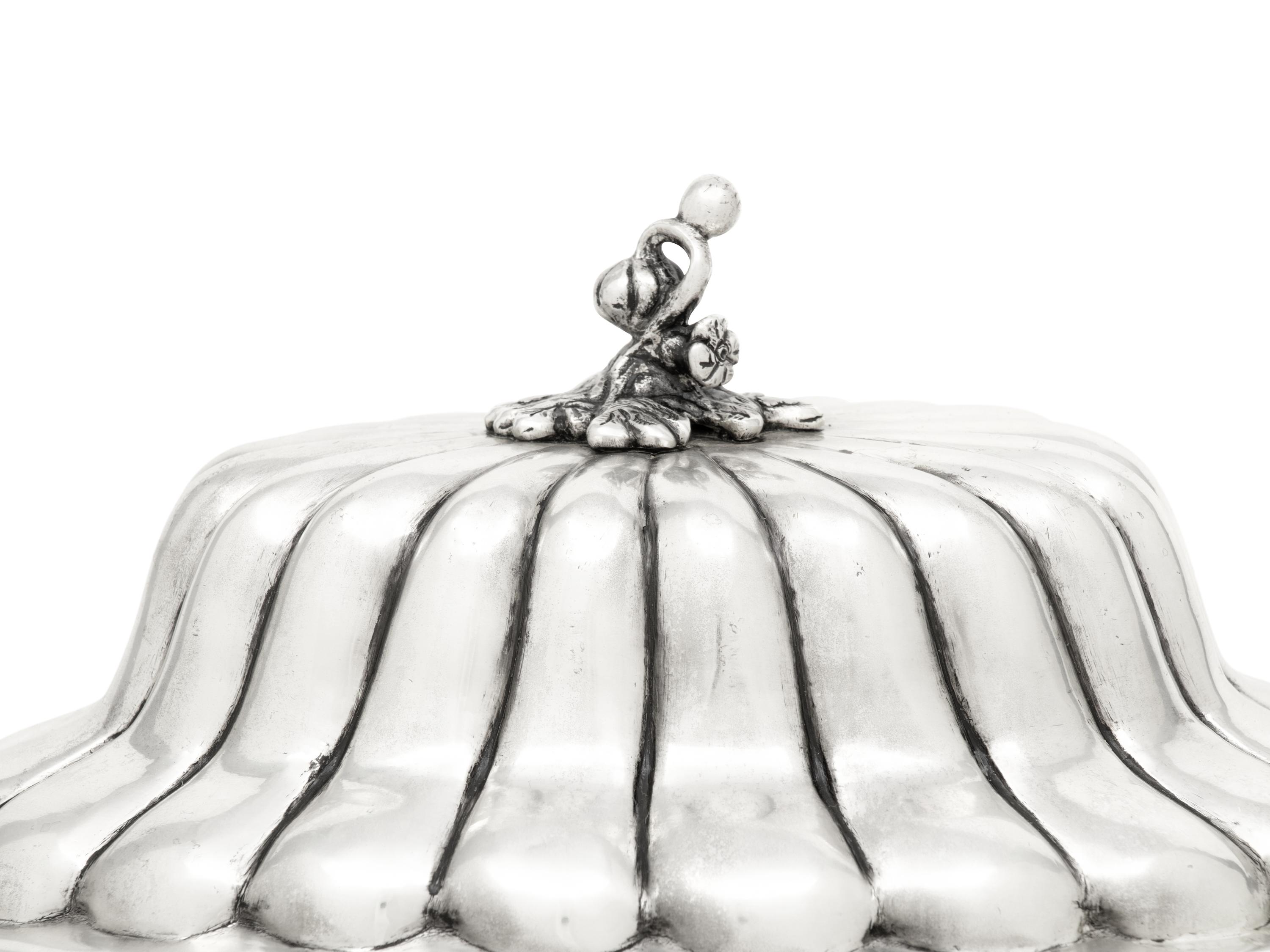 A Peruvian Silver Tureen