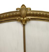A Set of Four Bronze and Glass Chandeliers 24" W x 24" D x 44" H — United States, Circa 1920