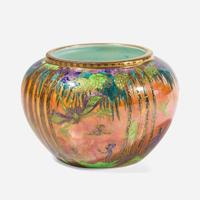 A Small Wedgwood Fairyland Lustre Malfrey Pot UK, circa 1925