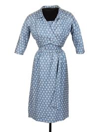 Balenciaga Printed Day Dress and Jacket, 1950-60s