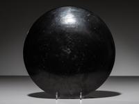 Blackware Plate, with Avanyu 1923-1925