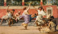 A Roman Feast; together with A Roman Amusement , 1877 (A Pair)