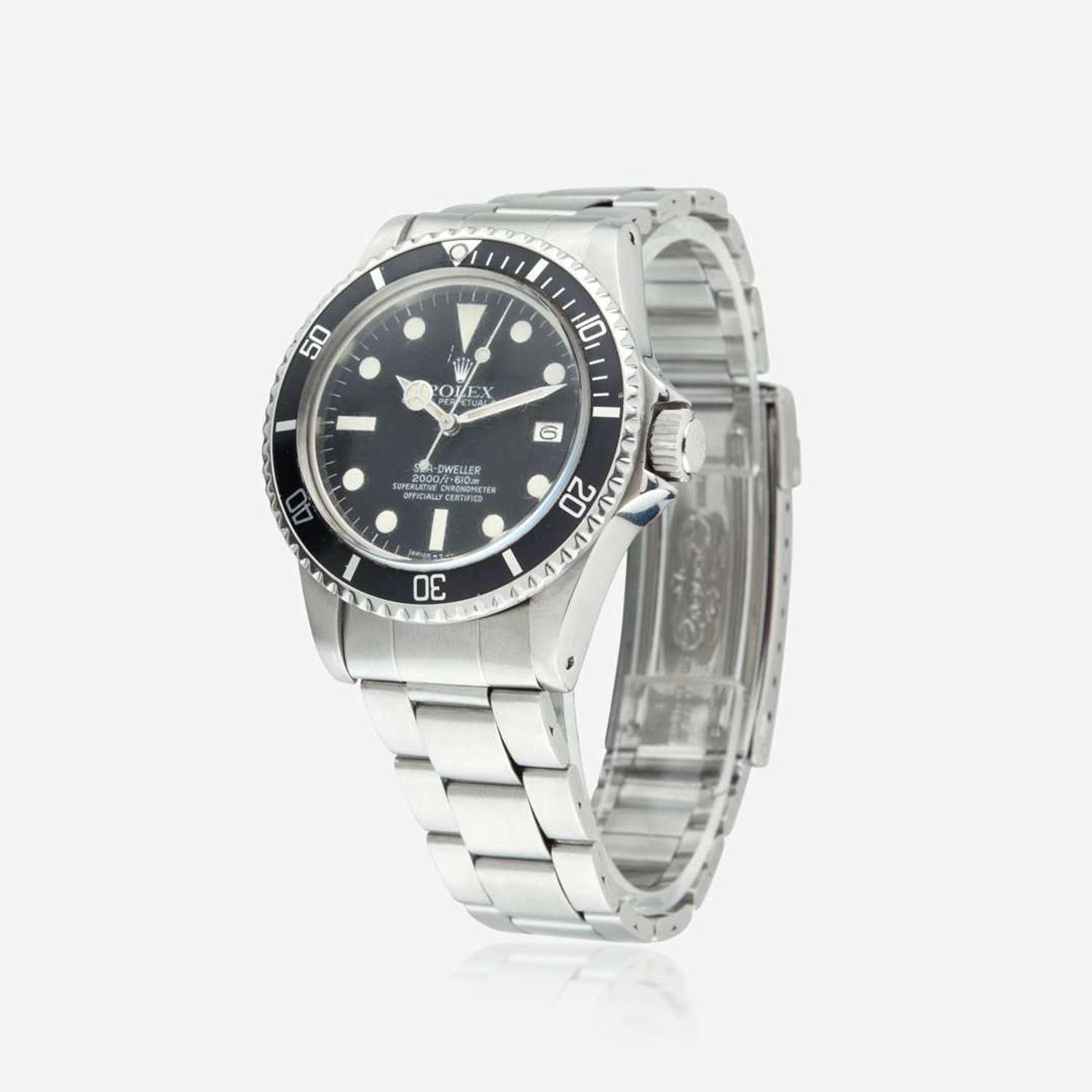 A stainless steel automatic self-winding "Great White" Rolex Sea-Dweller Ref. 1665/0, Circa 1979
