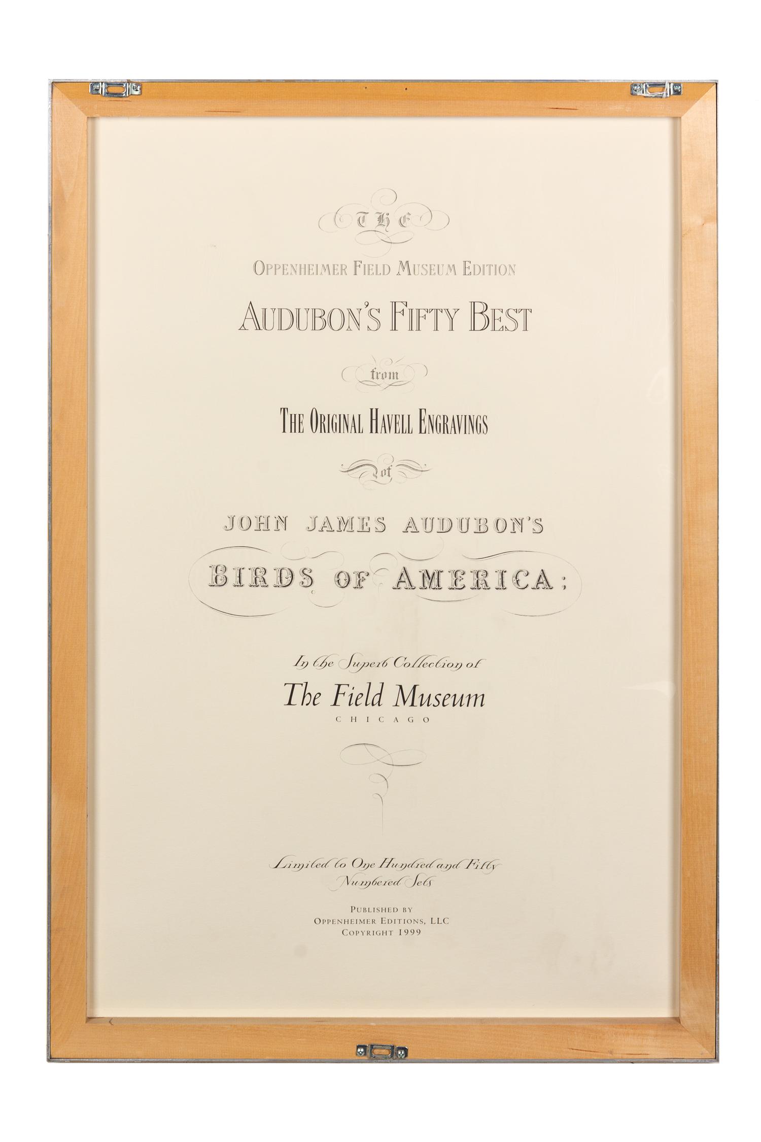 [NATURAL HISTORY] (AUDUBON, John James, after)