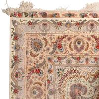 A Persian Silk Carpet