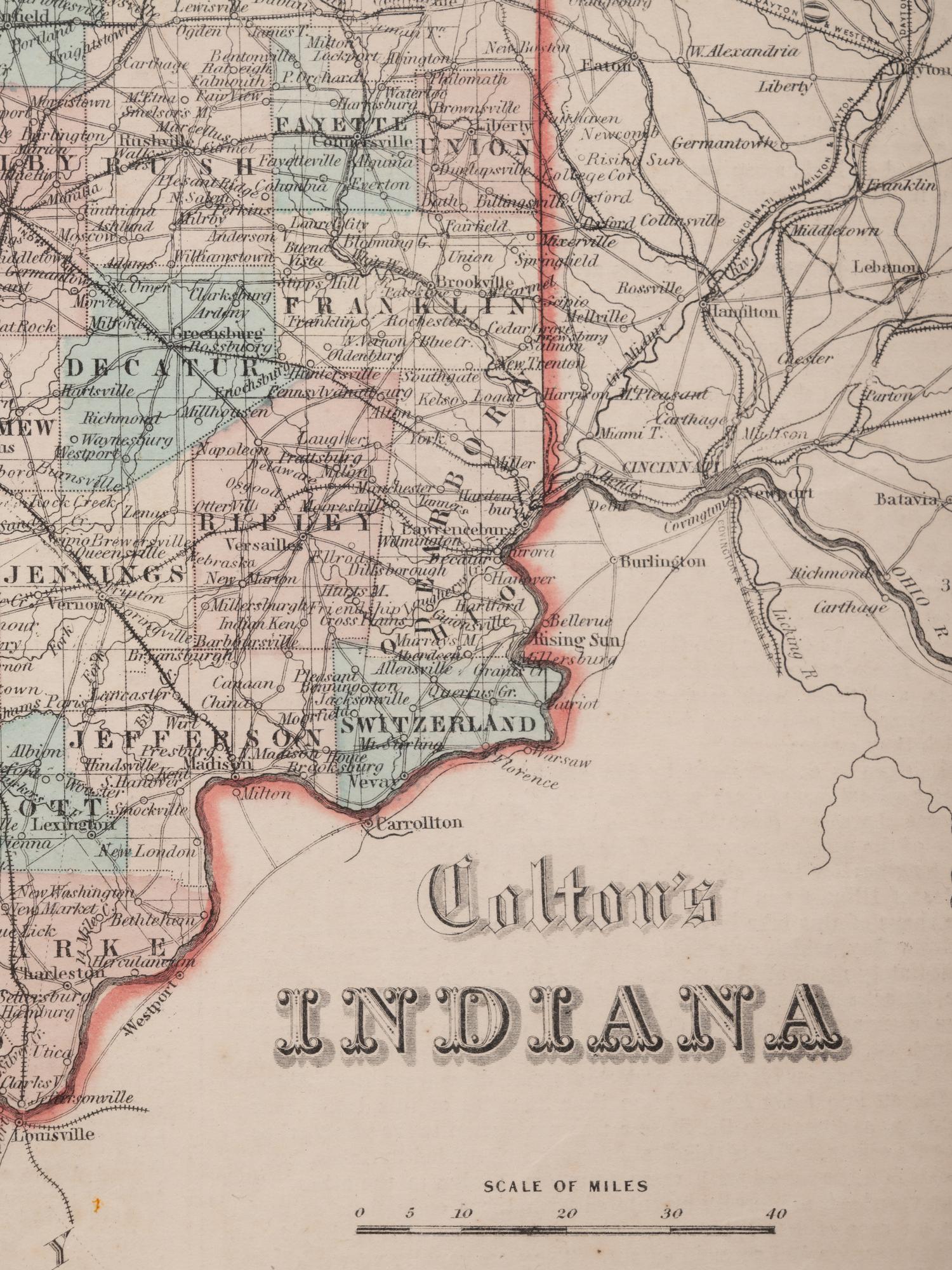 A Group of Five Maps of the Midwest