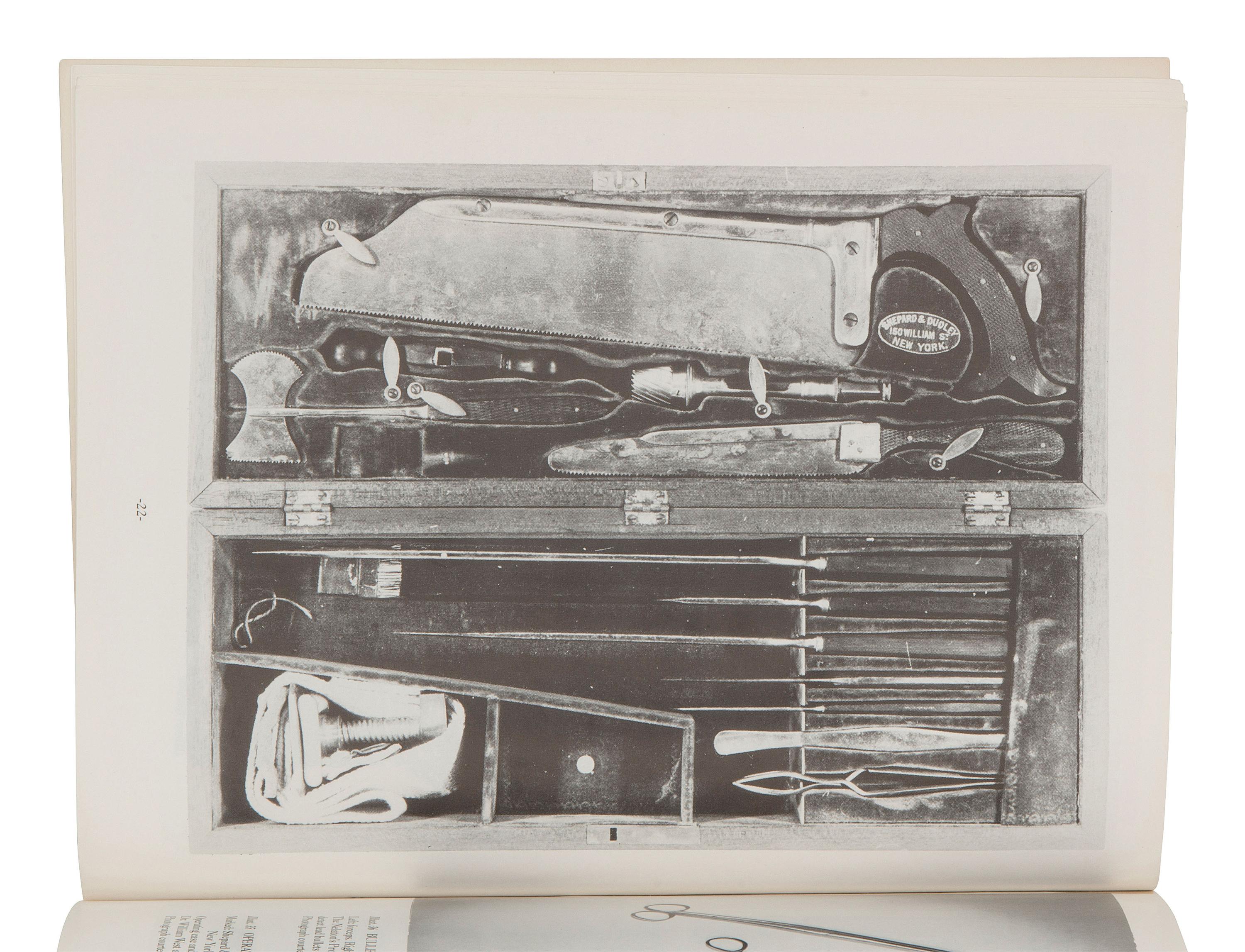 [CIVIL WAR]. Surgical field kit manufactured by Shepard and Dudley, New York. [With:] 3 catalogues, incl. Catalogue of the Surgical Section of the US Army .