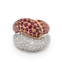 RUBY AND DIAMOND RING