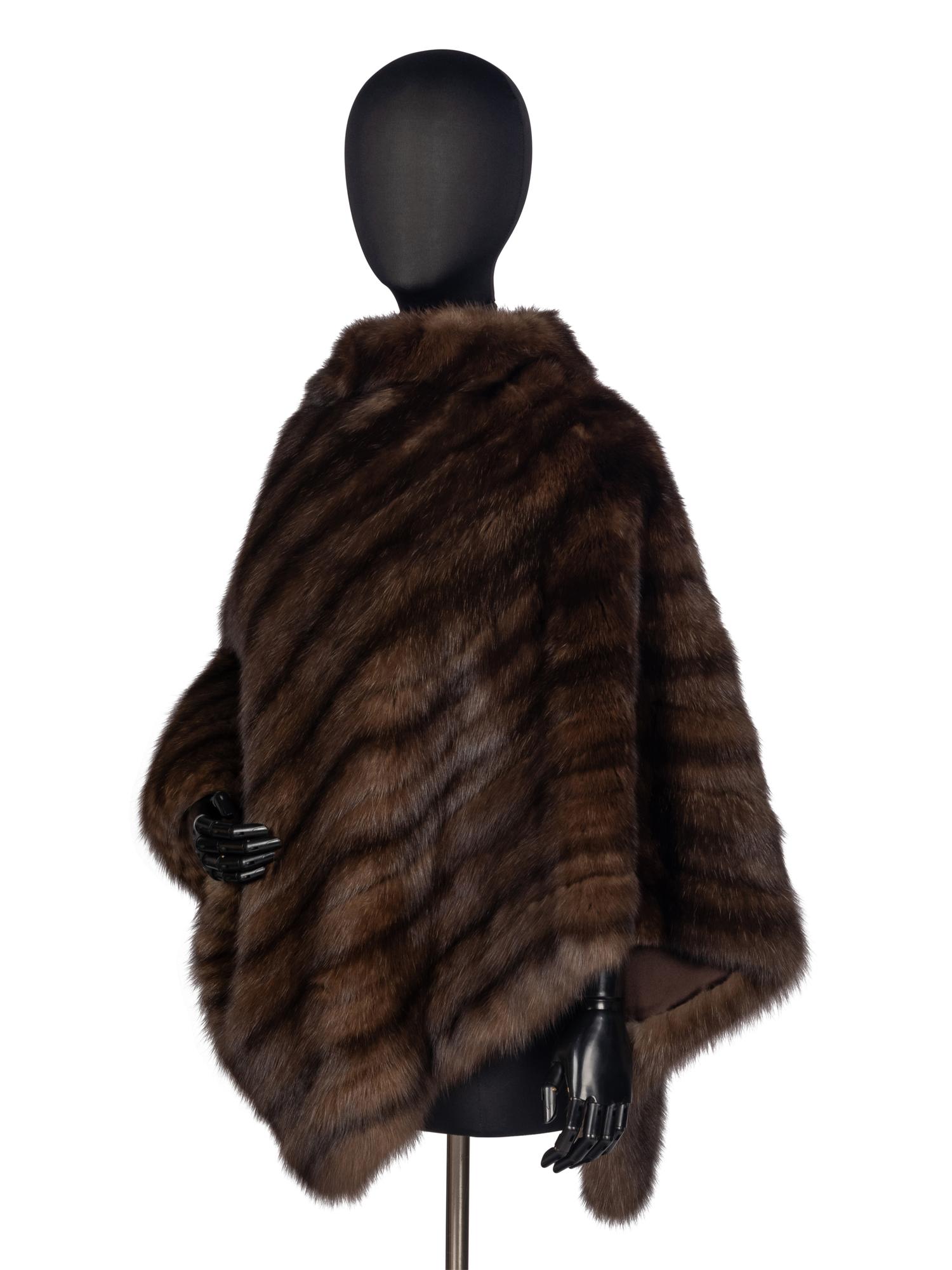 Zandra Rhodes Sable Poncho