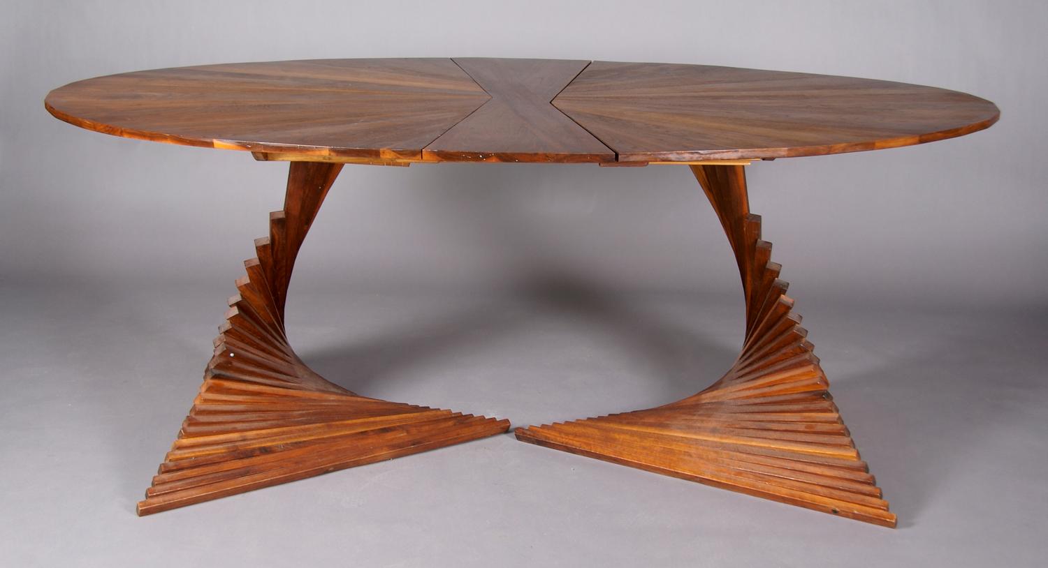 A Contemporary Pedestal Table, Paolo Aroni, Height 31 inches.