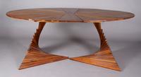 A Contemporary Pedestal Table, Paolo Aroni, Height 31 inches.