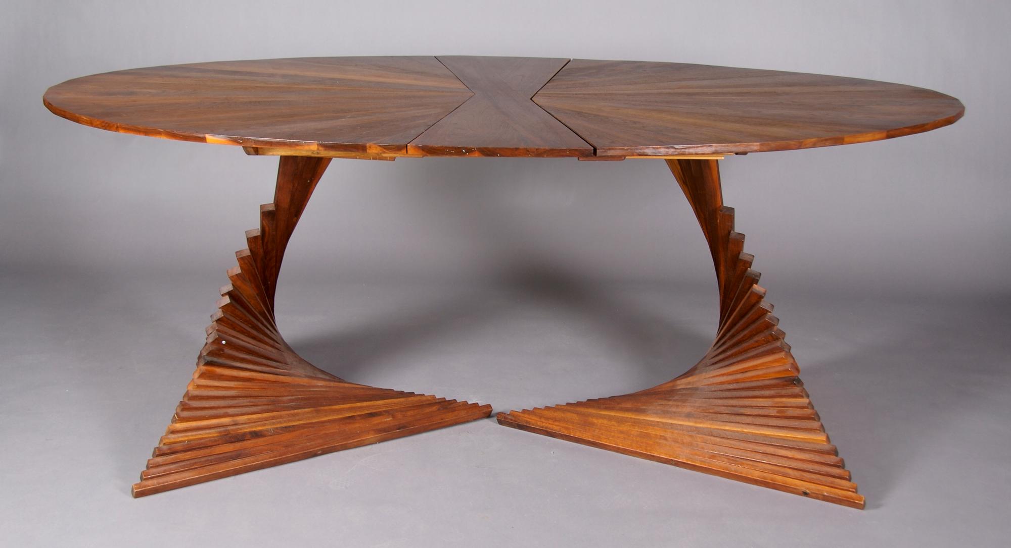 A Contemporary Pedestal Table, Paolo Aroni, Height 31 inches.