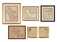[MAPS]. A group of 5 maps of European and Middle Eastern countries, comprising:
