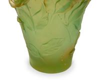 A Daum P â te de Verre Roses Vase