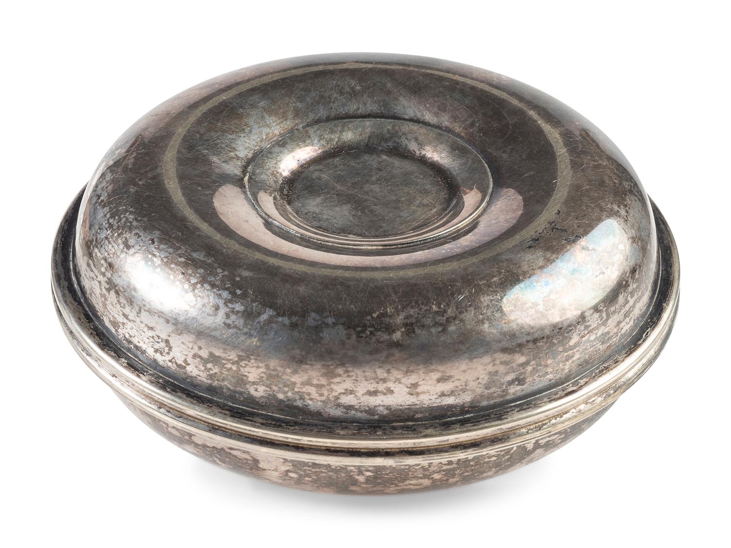 Civil War-period collapsible silver candlesticks.