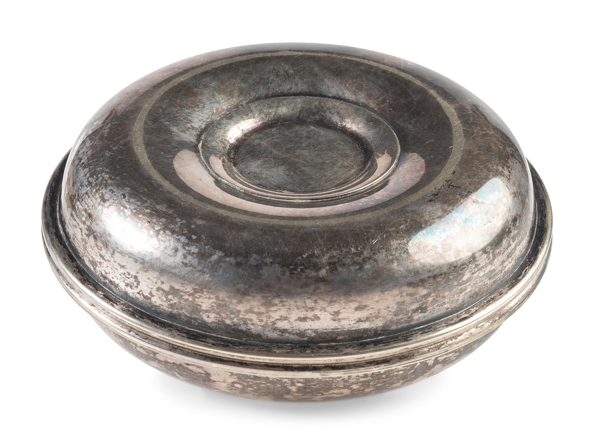Civil War-period collapsible silver candlesticks.