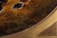 Farmyard Scene with Horses and Ducks