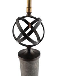 A Pair of Library Table Lamps in the Style of Gilbert Poillerat