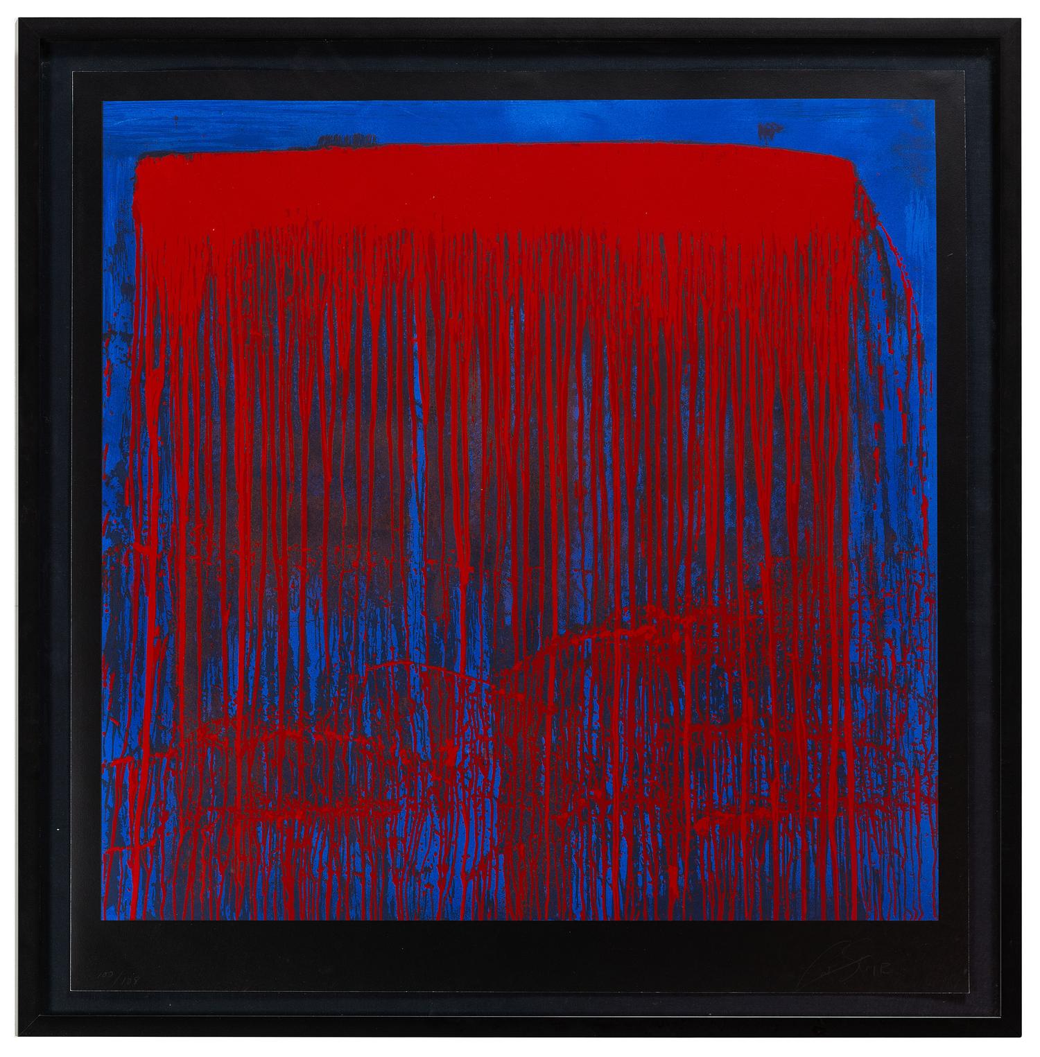 Red/Blue Berlin Waterfall