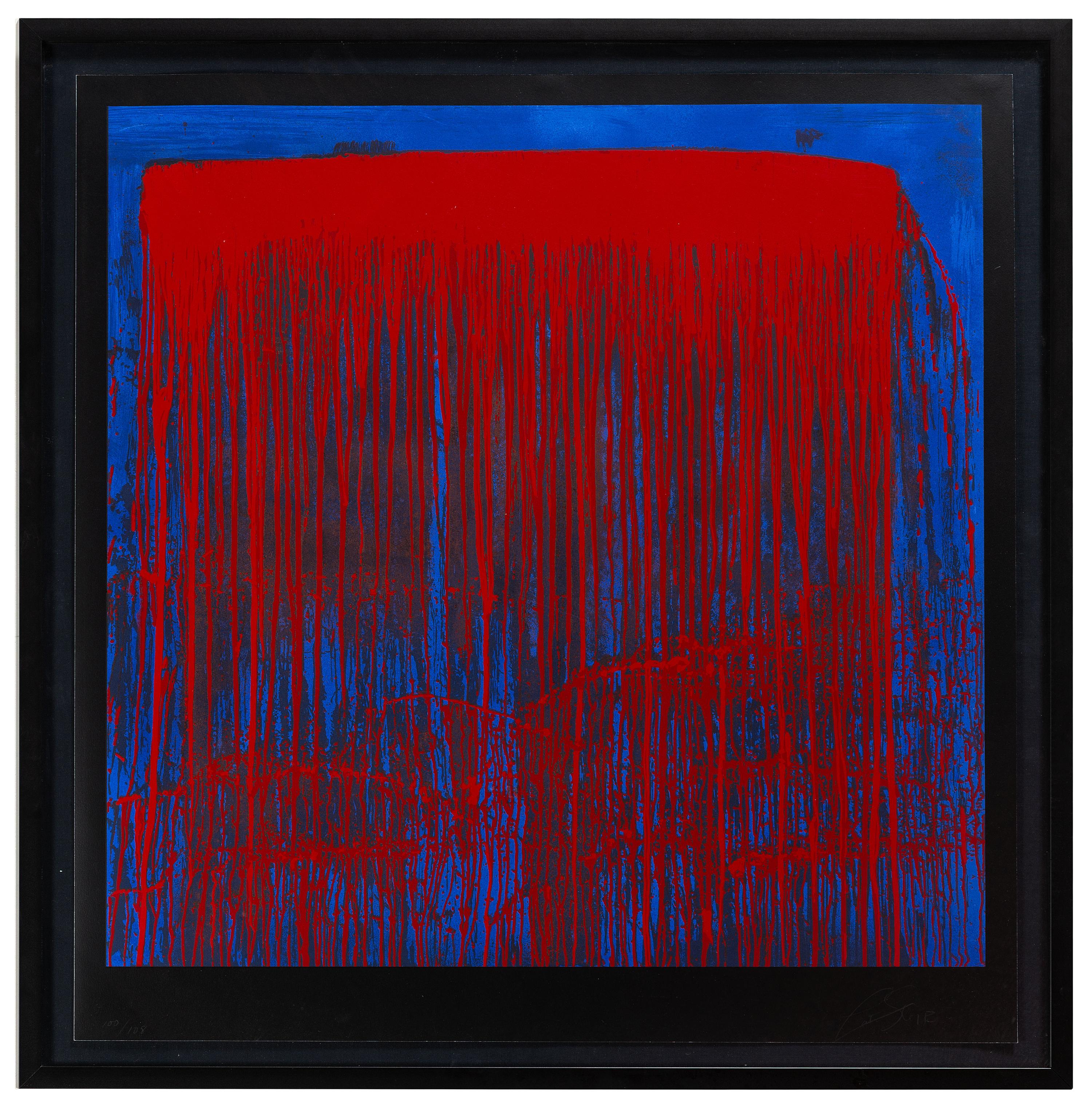 Red/Blue Berlin Waterfall
