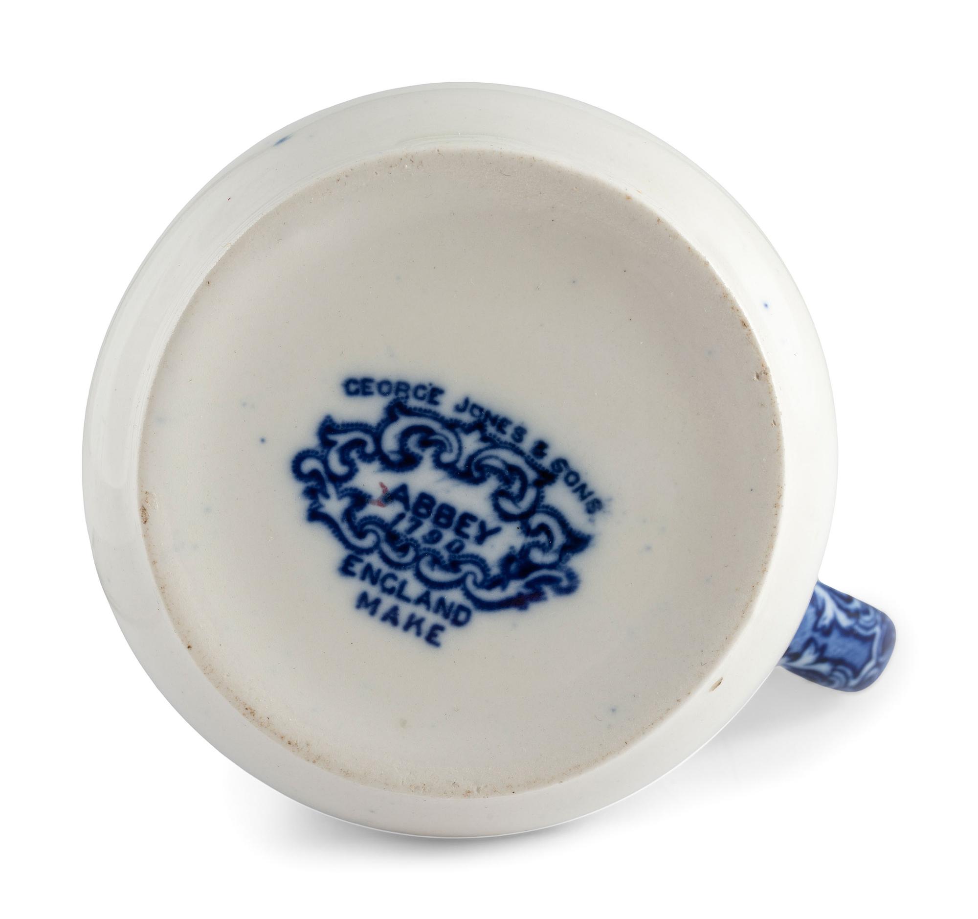 A Group of Flow Blue and Transferware Table Articles