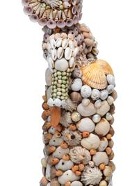 A Victorian Shell Encrusted Figure