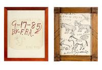 Buro , 1981 and Squirrels , 1985 (two works)