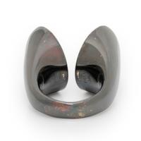 Vram, Black Diamond and Blackened Gold Ring