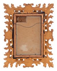A Hutschenreuther Porcelain Plaque in a Giltwood Frame