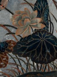 A Chinese Export Reverse Painted Mirror