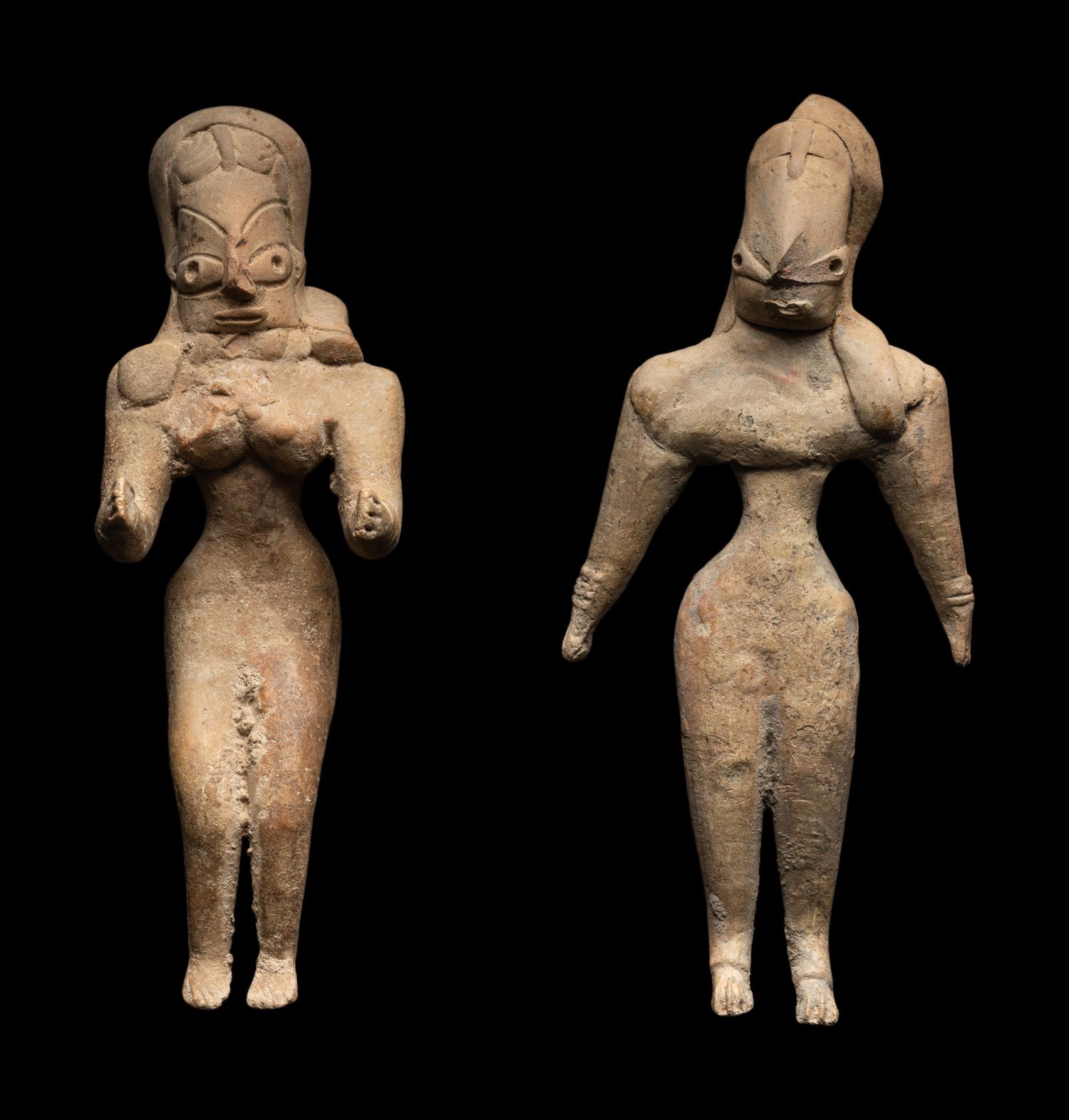 A Pair of Indus Valley Terracotta Figures