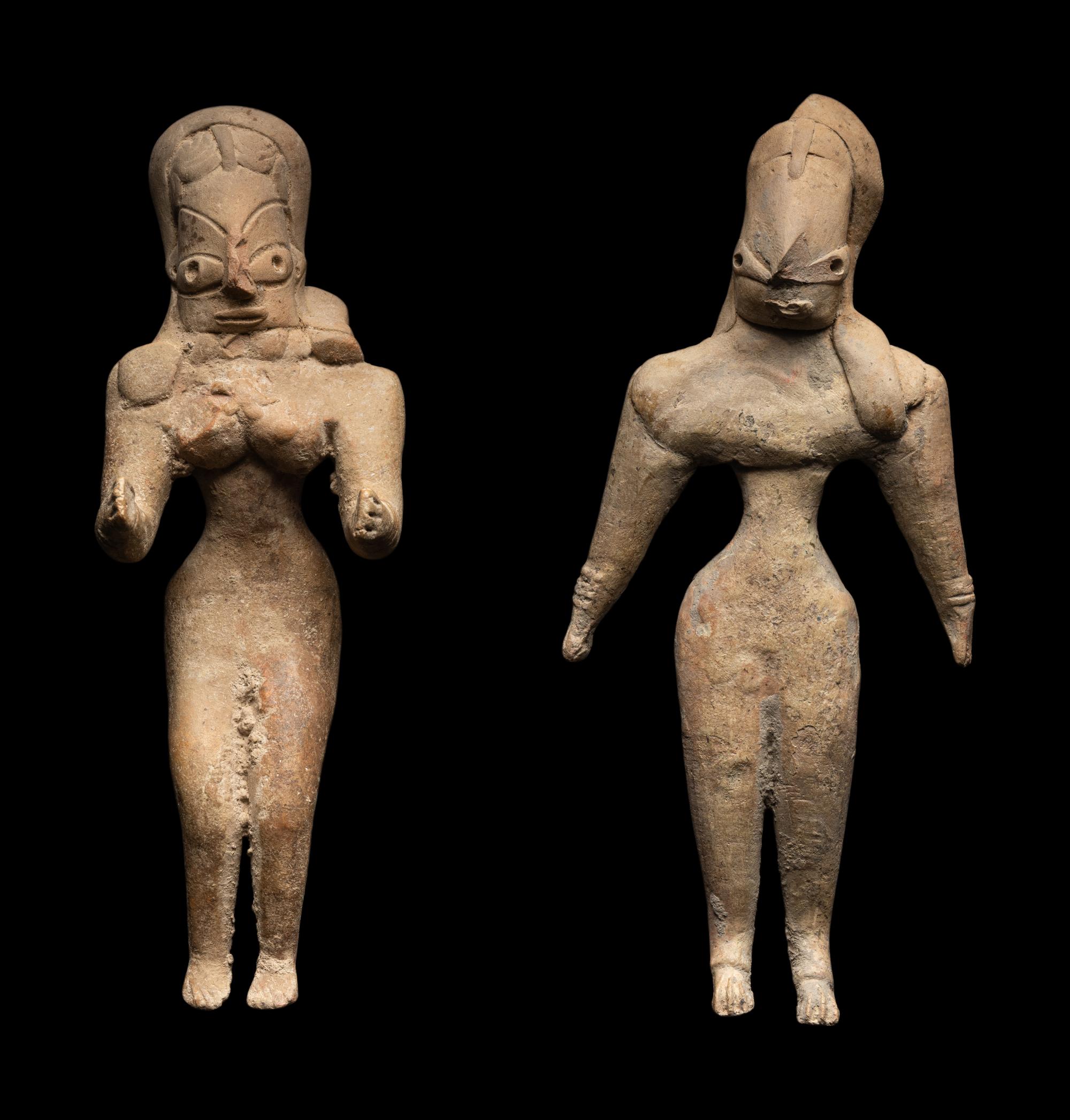 A Pair of Indus Valley Terracotta Figures