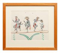 Turtle and Crow, New Year's Dance, Zia Pueblo