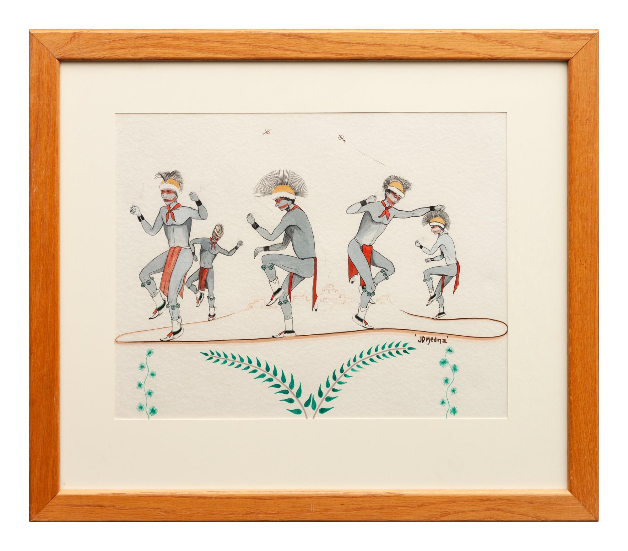 Turtle and Crow, New Year's Dance, Zia Pueblo