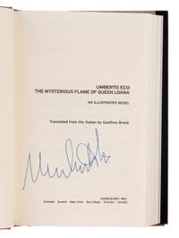 ECO, Umberto (1932-2016). A group of 6 works by Eco’s, MOST FIRST AMERICAN EDITIONS, comprising:
