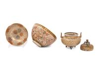 Three Japanese Satsuma Vessels