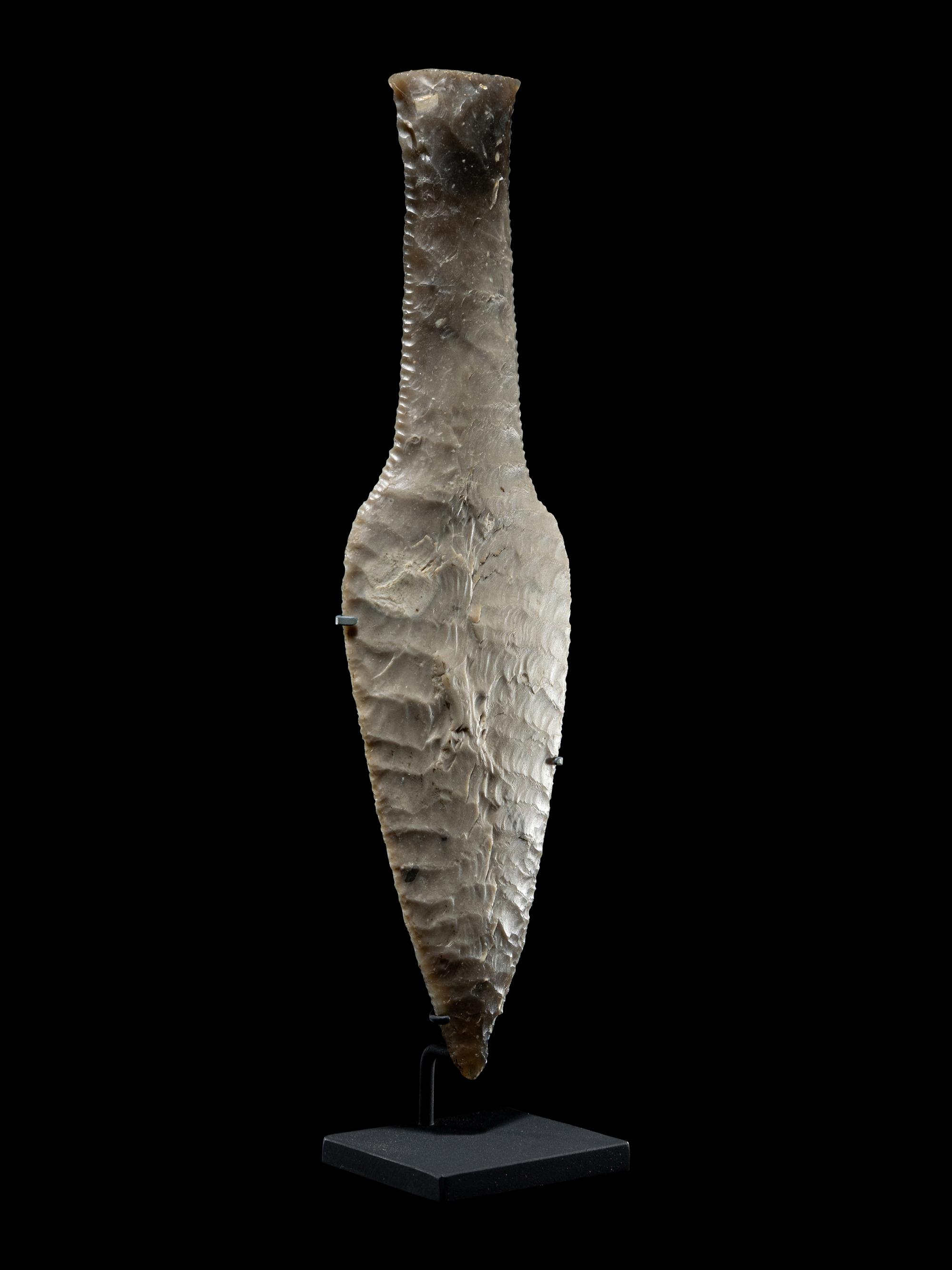 A Neolithic Flint Fishtail Dagger