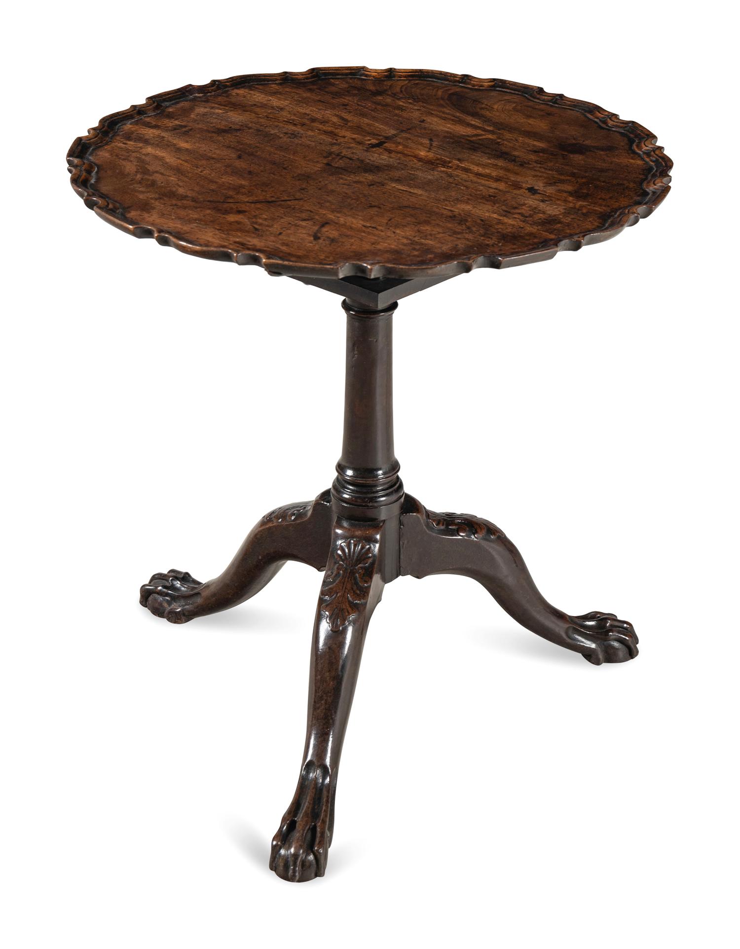 A George III Mahogany Tilt-Top Tea Table