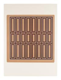 A Group of Six Prints ( Ladder Box; Multi Case; Vertical Screen; Drop Mitres; Quoined Chase; Mitred Matrix ), 1970
