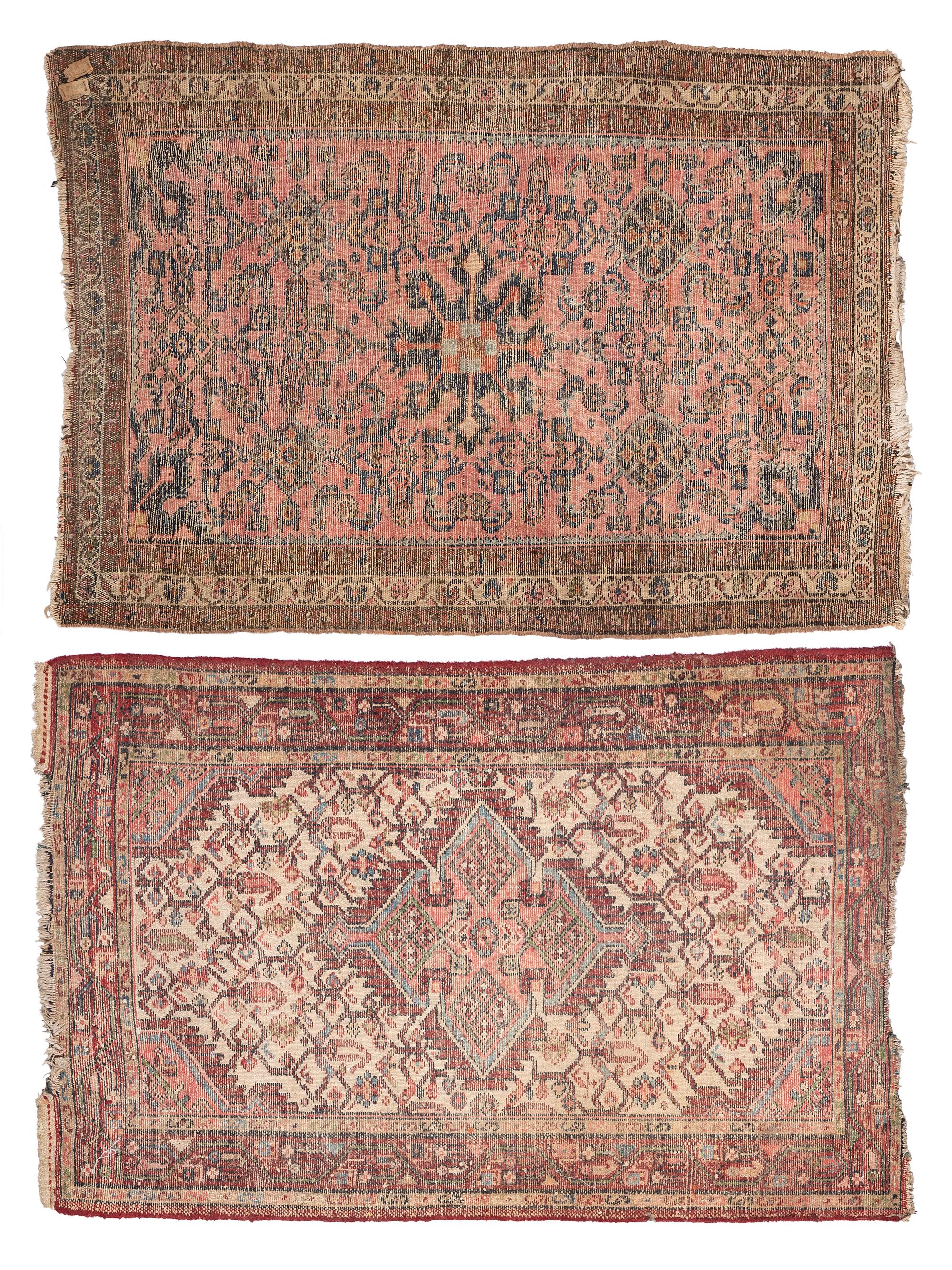 Two Persian Wool Mats