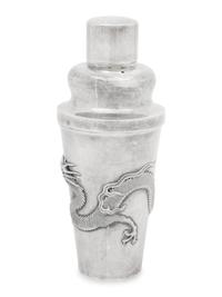 A Chinese Silver 'Dragon' Cocktail Service