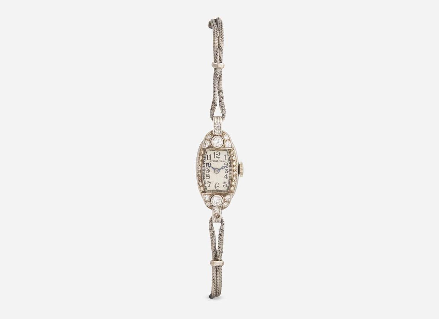 A Ladies International Watch Co. Diamond Watch