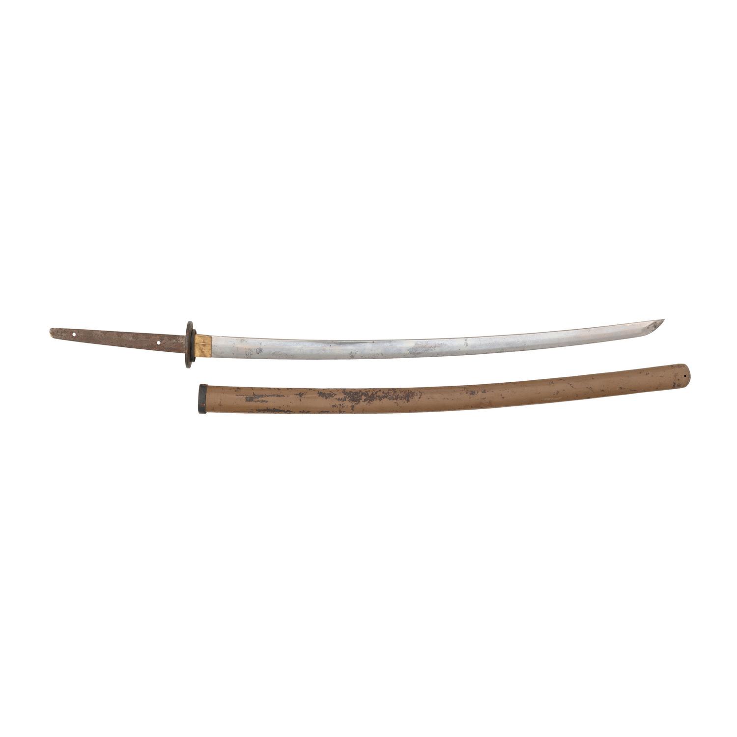 Signed WWII-era Japanese Katana in Late War Shin Gunto Saya
