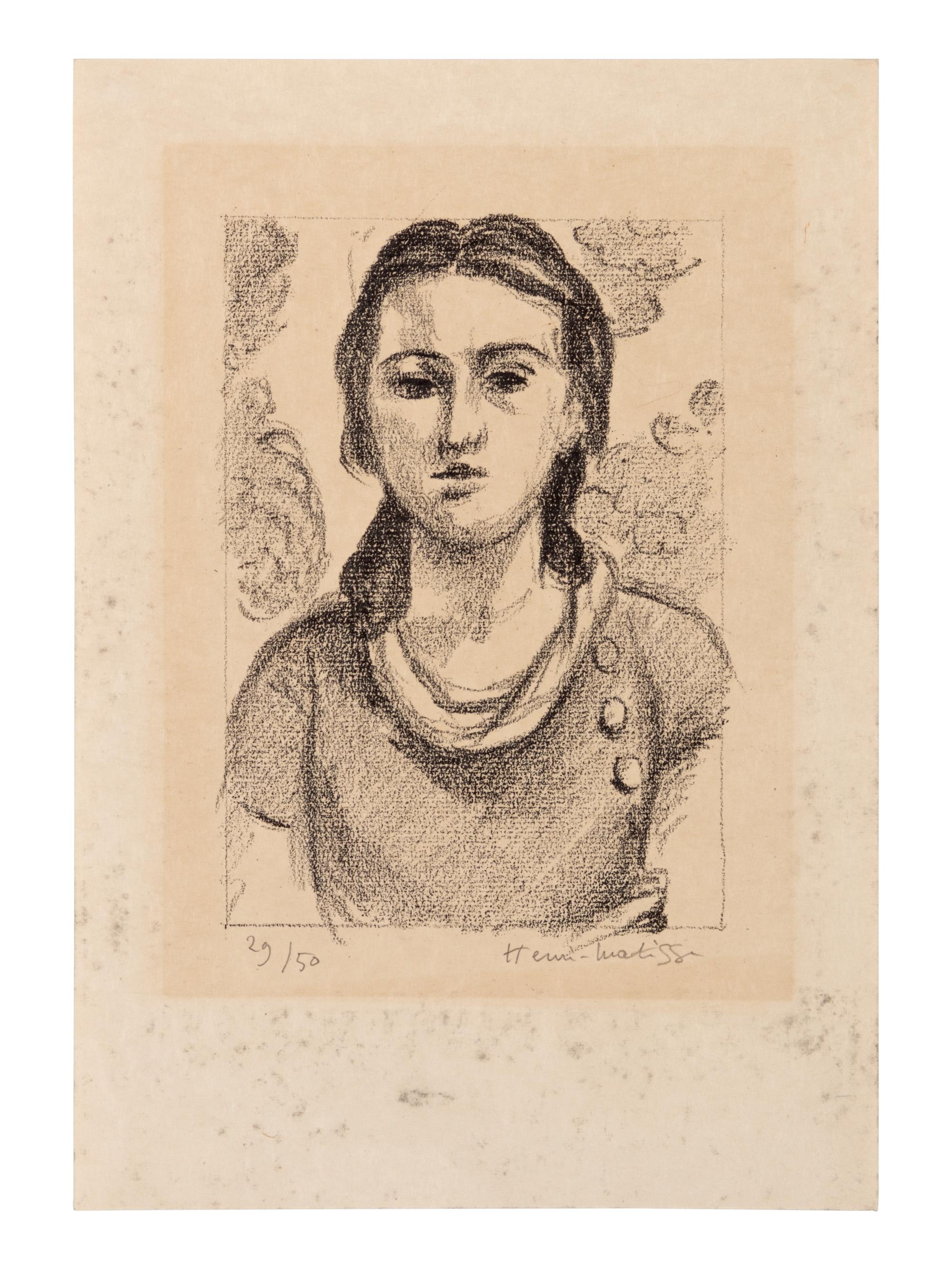 Tête de jeune fille