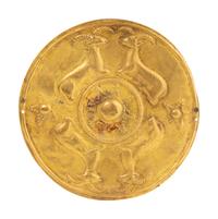 A Near East Gold Disk with Four Recumbent Rams