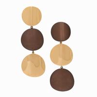 Sabbadini, Rose Gold and Steel Earrings