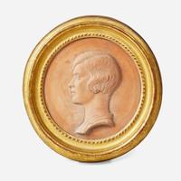 Paul Howard Manship (1885–1966) A Terracotta Profile Portrait of a Woman, dated "1927"